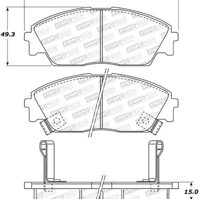 StopTech Street Brake Pads