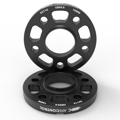 aFe CONTROL Billet Aluminum Wheel Spacers 5x112 CB66.6 18mm - Toyota GR Supra/BMW G-Series