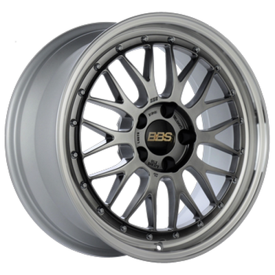 BBS LM 18x8 5x114.3 ET40 Diamond Black Center / Machined Lip Wheel -82mm PFS/Clip Required