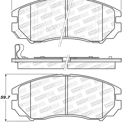 StopTech Street Brake Pads