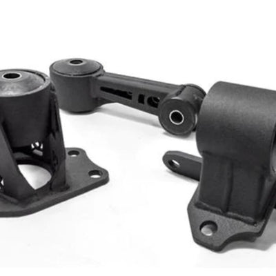 Innovative 09-13 Honda FIT/JAZZ L-Series Black Steel Mounts 95A Bushings