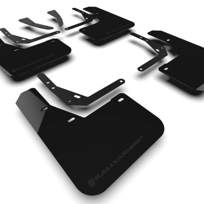 Rally Armor 24-25 Hyundai Kona/Kona EV Black UR Mud Flap w/Metallic Black Logo