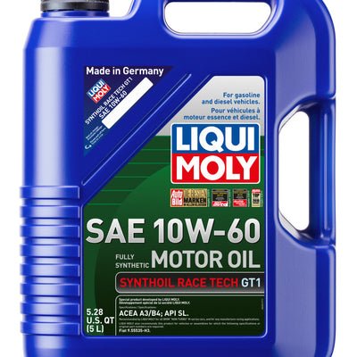 LIQUI MOLY 5L Synthoil Race Tech GT1 Motor Oil SAE 10W60