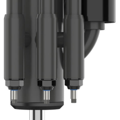 Fox 3.5 Factory Race 3/4in Shaft 5-Tube External Bypass 16in Piggyback Shock - Right