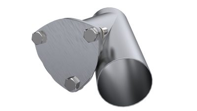 QTP 3.5in Weld-On QTEC Exhaust Cutout Y-Pipe