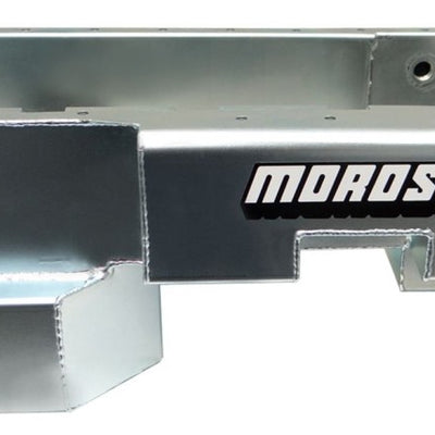 Moroso Ford 351W (w/Rear Sump & Billet End Seals) Power Pouch Wet Sump 7qt 9in Steel Oil Pan