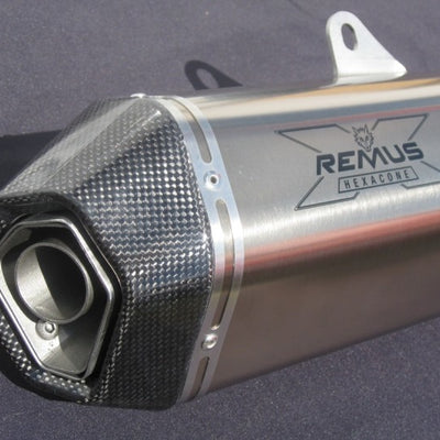 Remus 2011 BMW K 1600 GT Hexacone Titanium Slip On - Right Side