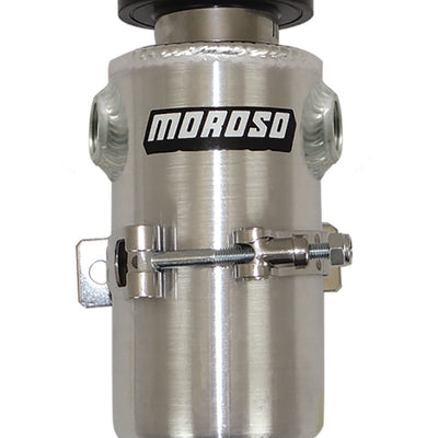 Moroso Breather Tank/Catch Can - Two 1/2in NPT Female Fittings - Aluminum