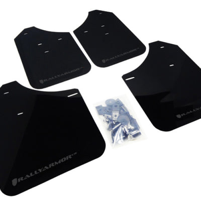 Rally Armor 02-07 Subaru WRX/STI/RS/2.5i (Wagons Req. Mod.) Black UR Mud Flap w/Grey Logo