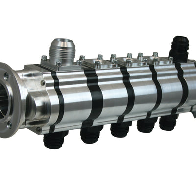 Moroso T3 Series Alston 5 Stage Dry Sump Oil Pump - Tri-Lobe - V-Band Clamp - 1.200 Pressure