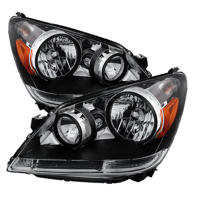 xTune Honda Odyssey 05-07 Crystal Headlights Chrome HD-JH-HODY05-AM-C