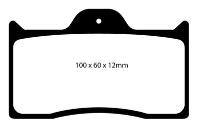 EBC Brakes Yellowstuff Performance Brake Pads