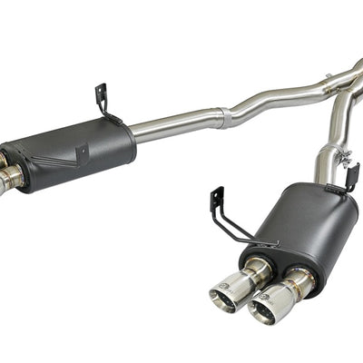 aFe MACH Force-Xp 2-1/2in 304 SS Cat-Back Exhaust w/Polished Tips 05-08 BMW Z4 M Coupe (E86) L6 3.2L