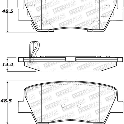 StopTech Street Brake Pads