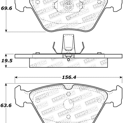 StopTech Street Brake Pads