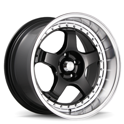 Konig SSM 18x9 5x100 ET42 Gloss Black w/ Machined Lip