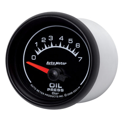 Autometer ES 52.4mm 0-7 Bar Oil Pressure SSE Gauge