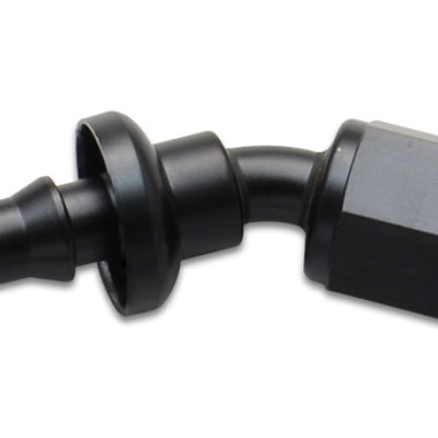 Vibrant Push-On 30 Degree Hose End Elbow FittingSize -12AN