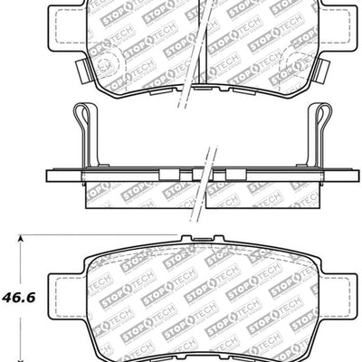 StopTech Street Select Brake Pads - Front/Rear