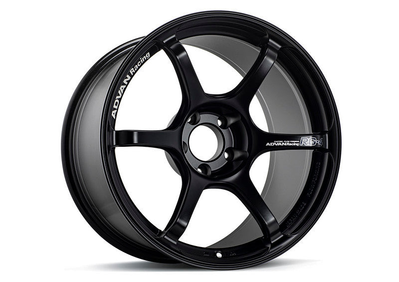Advan RG-4 18x8.5 +30 5x114.3 Semi Gloss Black Wheel
