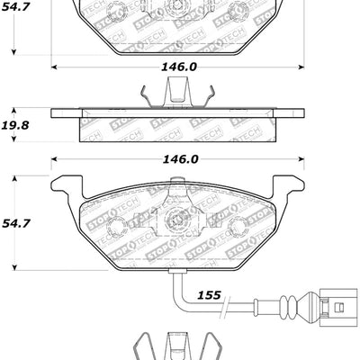 StopTech Street Touring Brake Pads
