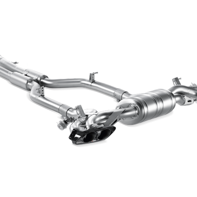 Akrapovic 10-14 AMG SLS Coupe/Roadster Evolution Line Cat Back (Titanium) w/ Carbon Tips
