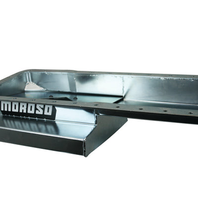 Moroso Datsun/Nissan L24/L26/L28 Road Race Baffled Wet Sump 7qt 6.25in Steel Oil Pan