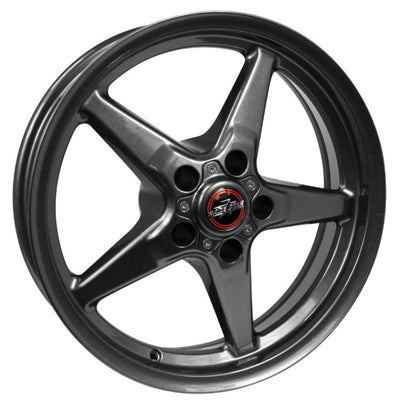 Race Star 92 Drag Star 17x9.50 5x4.75bc 6.00bs Direct Drill Met Gry Wheel