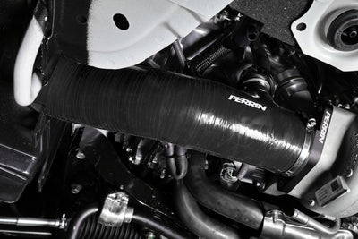 PERRIN 22-24 Subaru WRX / 20-25 LGT & OBXT Turbo Inlet Hose w/Turbo Adapter Flange (Long) - Black