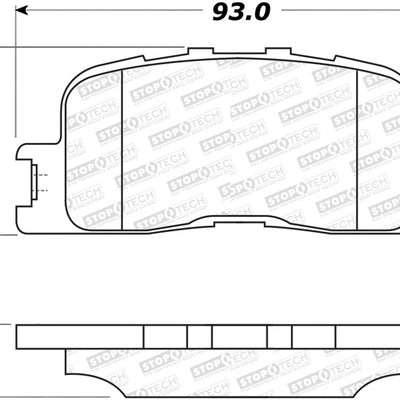 StopTech Street Select Brake Pads