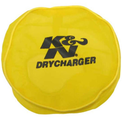 K&N Yellow Drycharger Round Tapered Air Filter Wrap