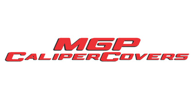 MGP 4 Caliper Covers Engraved Front & Rear MGP Red Finish Silver Characters 2015 BMW I8