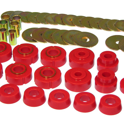 Prothane 65-70 Chevy Impala Convertible Body Mount - Red