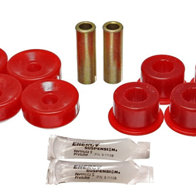 Energy Suspension 92-01 Prelude Red Rear Shock Upper and Lower Bushing Set