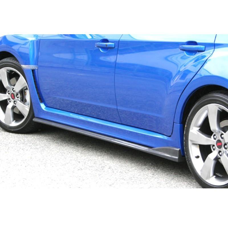 08-14 Subaru Impreza WRX STI CS Side Skirt Extensions - HoneyComb Motorsports