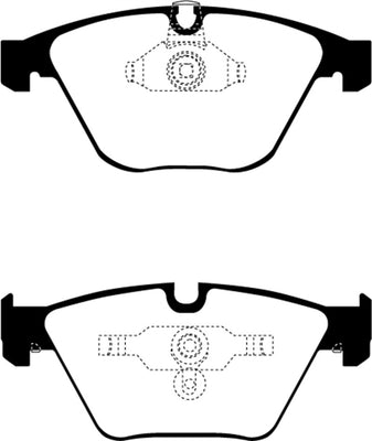 EBC 11-12 BMW 1M Coupe 3.0 Twin Turbo Greenstuff Front Brake Pads