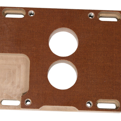 Moroso 2BBL to 4BBL Holley Carburetor Adapter - 1in - Phenolic