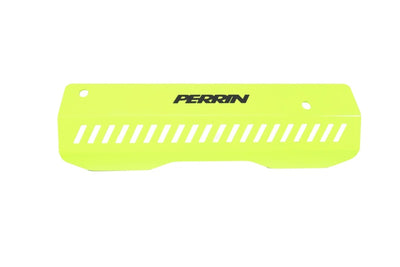 PERRIN 22-25 Subaru WRX Pulley Cover - Neon Yellow (SHORT - For Use w/PERRIN AOS)