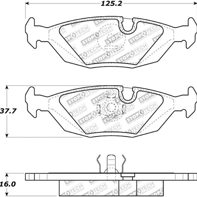 StopTech Street Touring Brake Pads