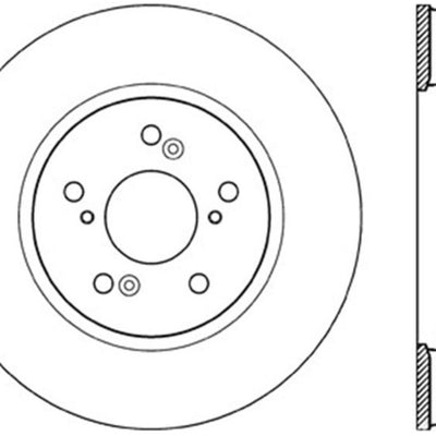 Stoptech 07-12 Acura RDX Front Premium Cryo Rotor