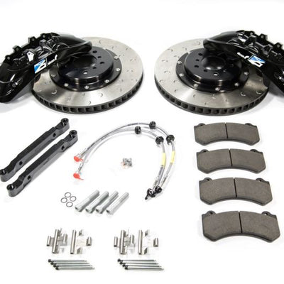 Alcon 2009+ Nissan GT-R R35 412x36mm Rotor 6 Piston Caliper RC6 Front Axle Kit - Grey