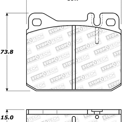 StopTech Street Brake Pads