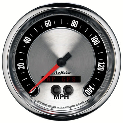 Autometer American Muscle 5in 140 MPH GPS Electric Programmable Speedometer