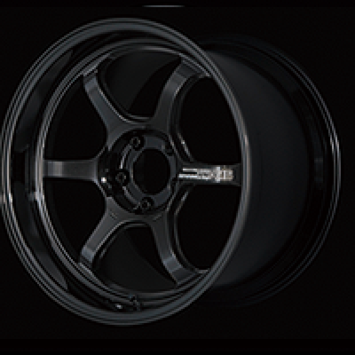 Advan R6 18x8.0 +42 5x112 Racing Titanium Black Wheel