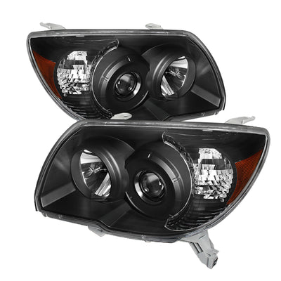 xTune Toyota 4Runner 06-09 Crystal Headlights Black HD-JH-T4R06-AM-BK