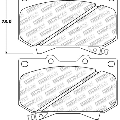 StopTech Sport Brake Pads w/Shims and Hardware - Front