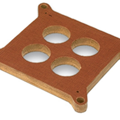 Moroso 4150/4160 Carburetor Spacer - 4 Hole Plenum - 1/2in - Phenolic