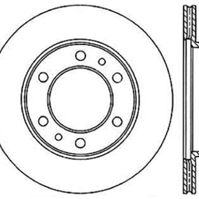 StopTech 81-89 Toyota Land Cruiser Slotted & Drilled Front Rotor