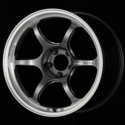 Advan RG-D2 18x8.0 +44 5x114.3 Machining and Racing Hyper Black Wheel