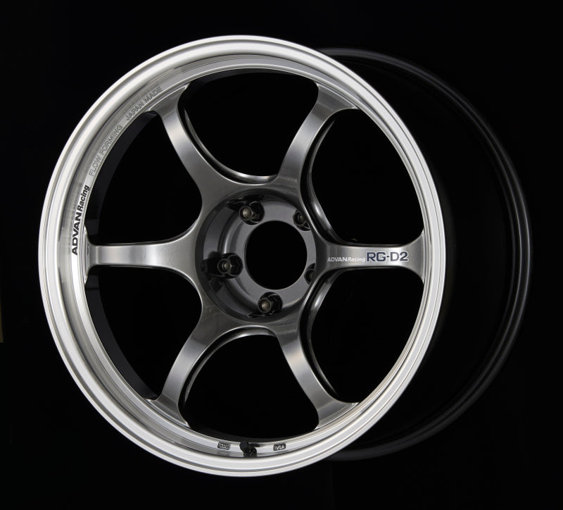 Advan RG-D2 16x7.0 +42 4x100 Machining and Racing Hyper Black Wheel